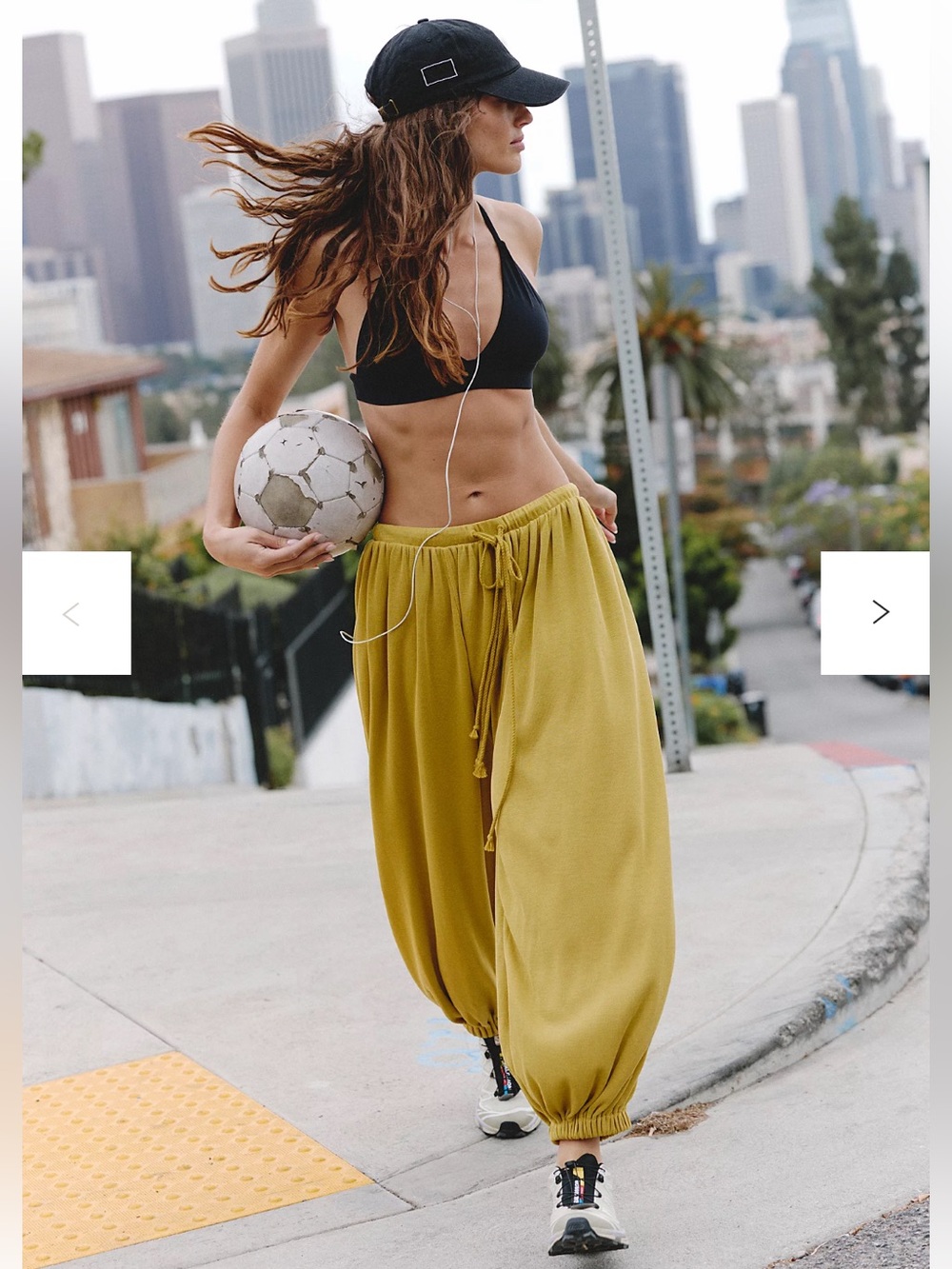 Free People momentum balloon pants honey - NWT